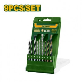 طقم ريش 9 قطع من جاديفر JDTD6B01